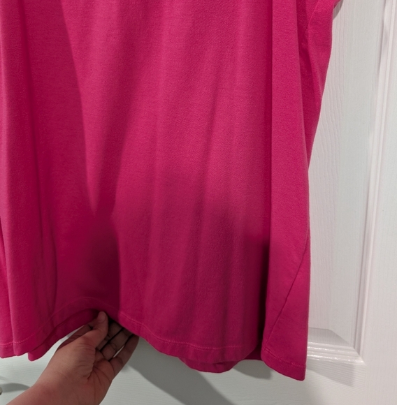 Lane Bryant Relaxed Fit Pink Sleeveless Top in Size 18/20W (2X) - Picture 6 of 7